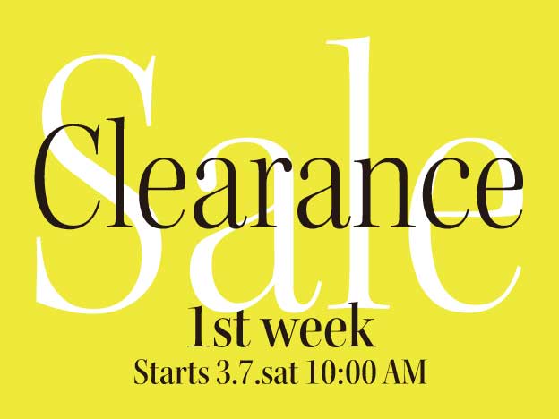 【第1週】アウトレットセール｜3月7日（土）10：00スタート