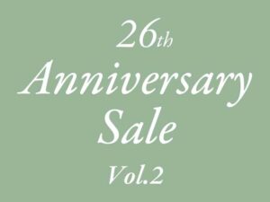 26th Anniversary Sale Vol.2 商品公開のお知らせ