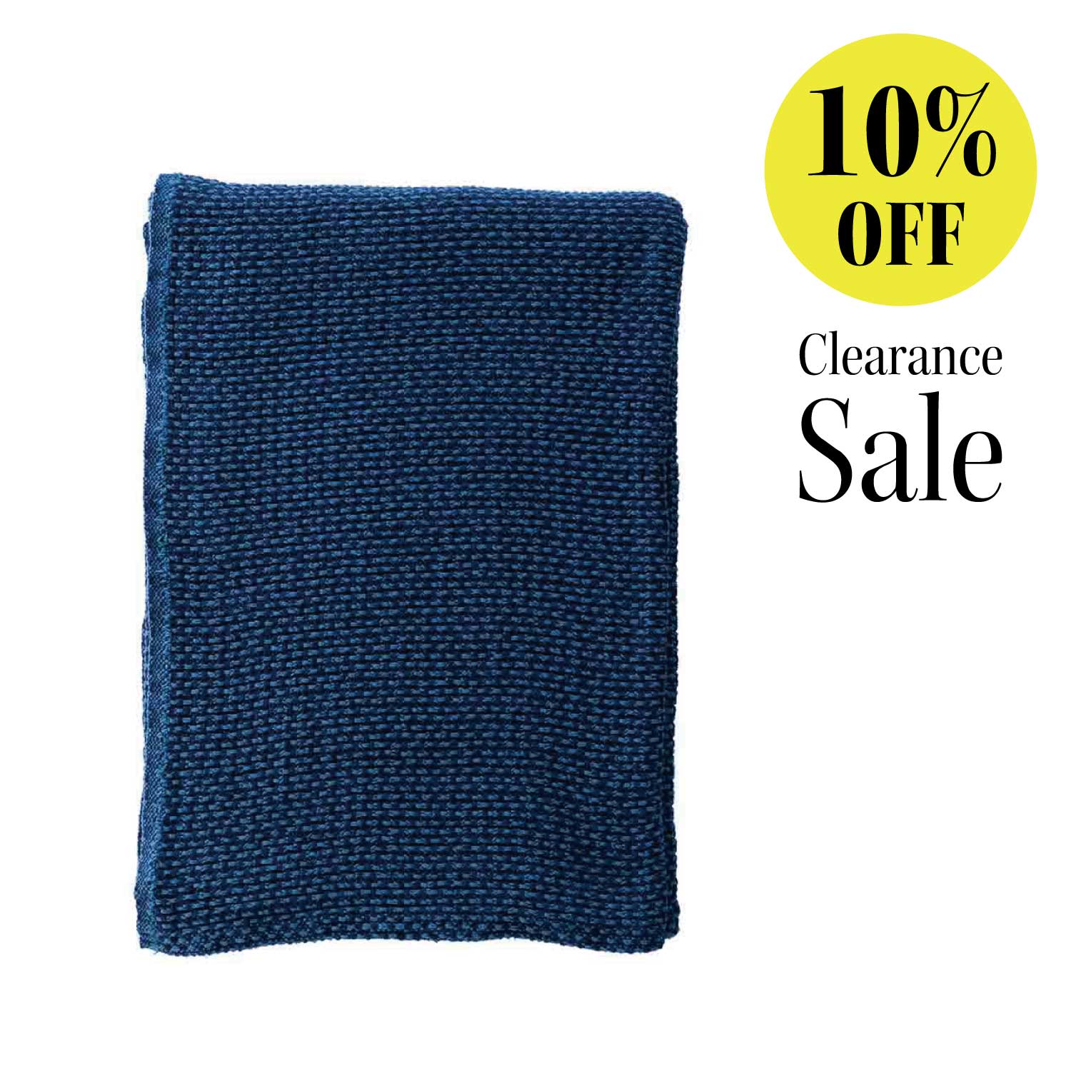 コットンスロー | バスケット | ネイビー