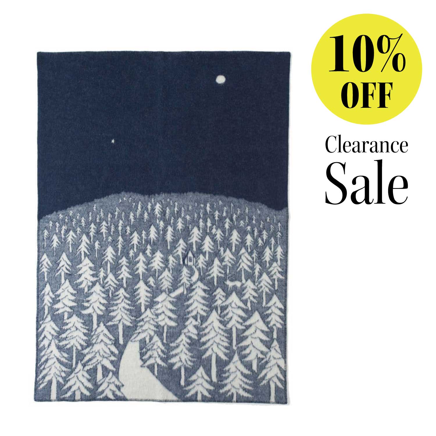 シングルブランケット | ウール | HOUSE IN THE FOREST | ネイビー