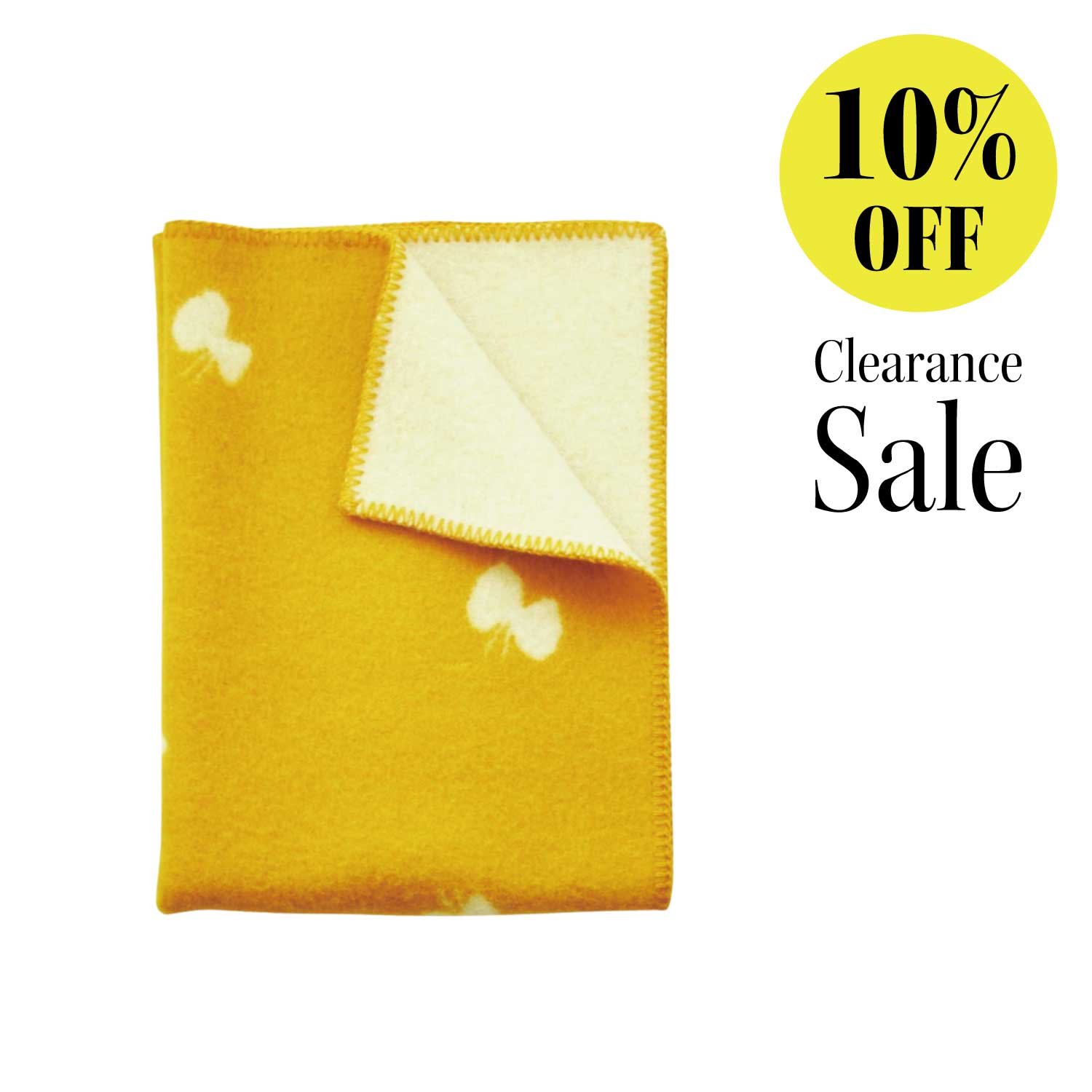 ミニブランケット | ウール | CHOUCHO | ゴールド