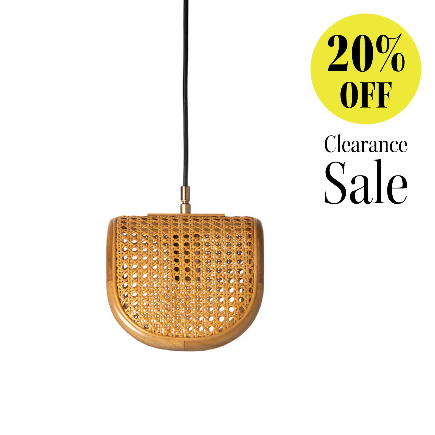 RATTAN PENDANT LAMP 1BULB | ナチュラル
