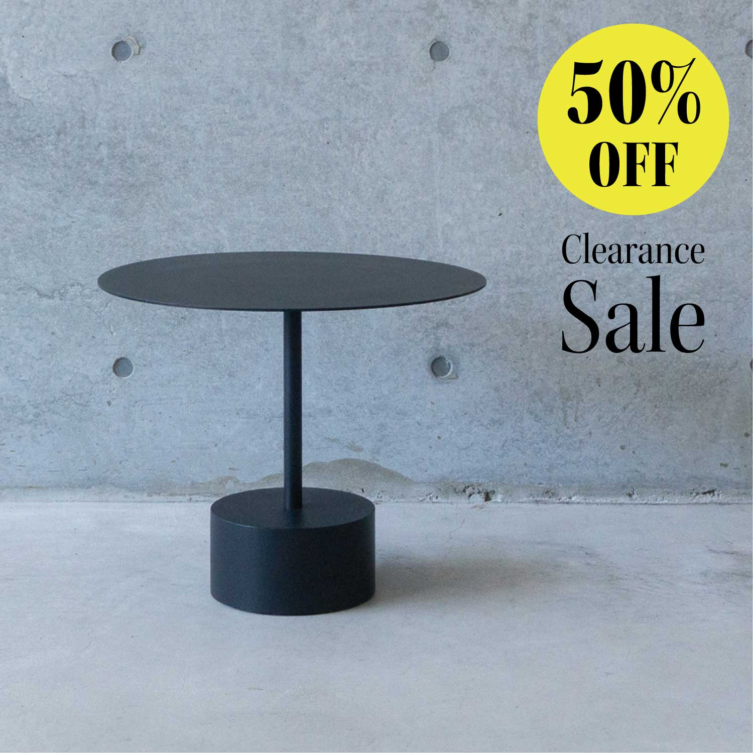 Candy サイドテーブル | φ47cm | マットグレー