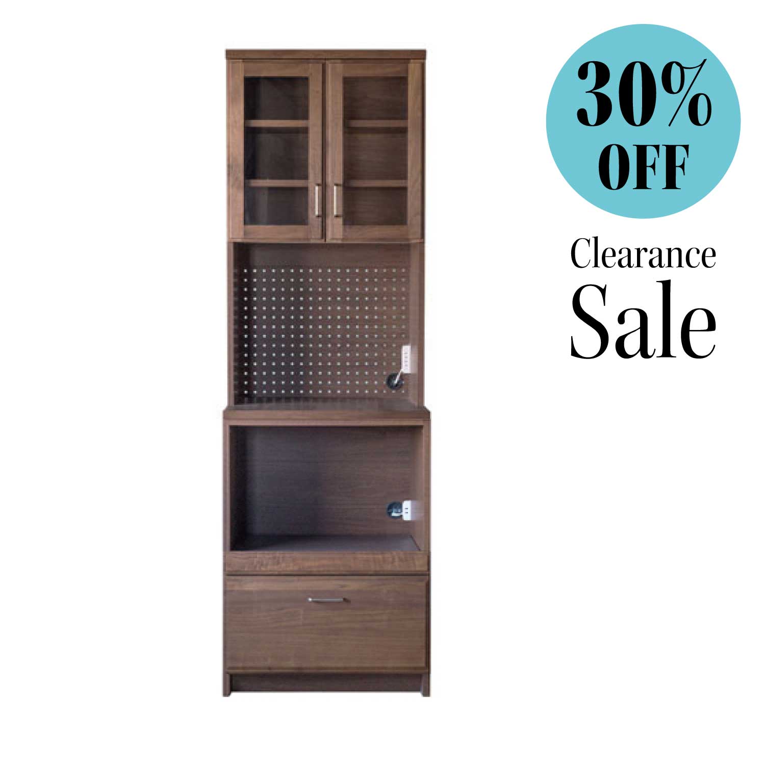 COMTE 60 キッチンキャビネット | ウォールナット