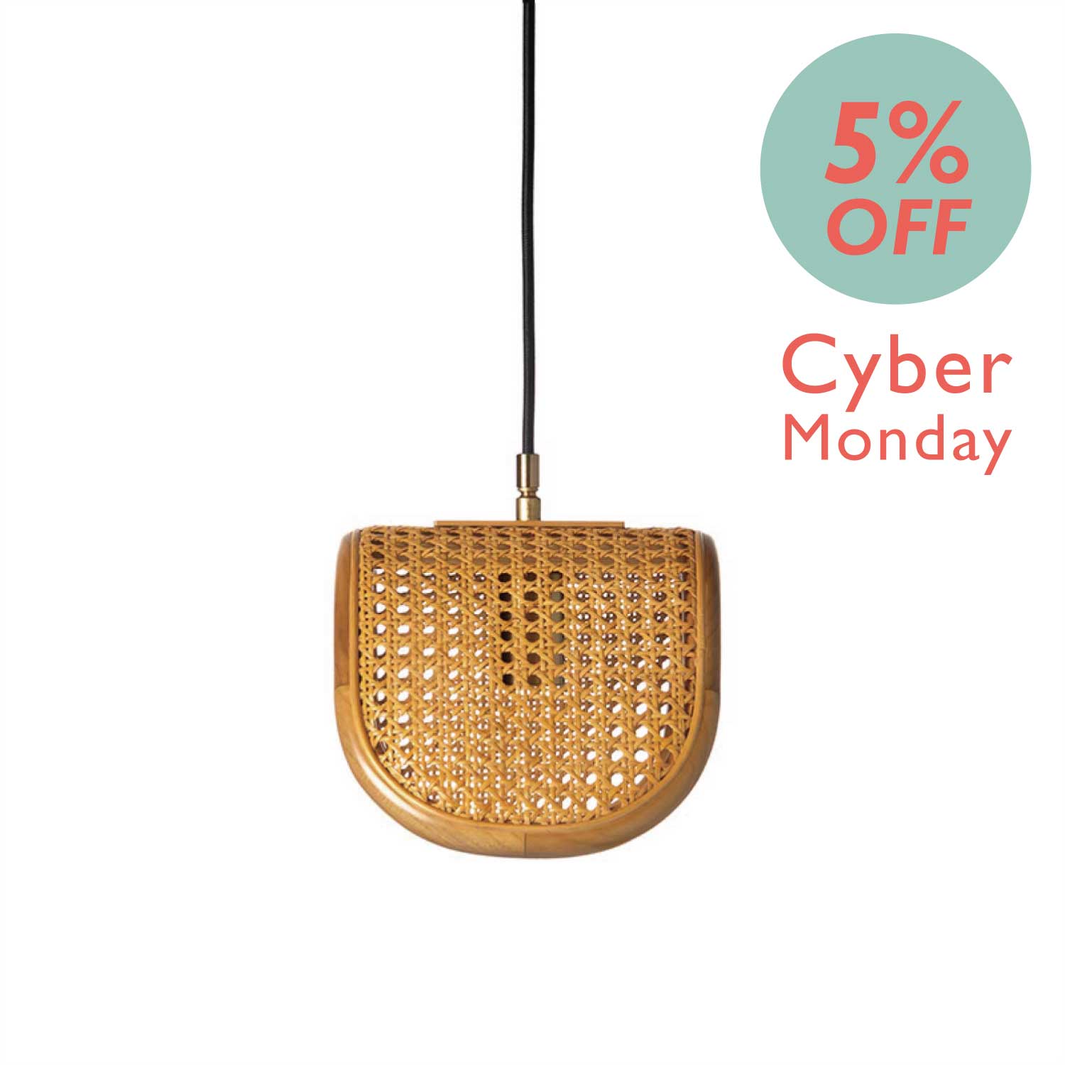 RATTAN PENDANT LAMP 1BULB | ナチュラル